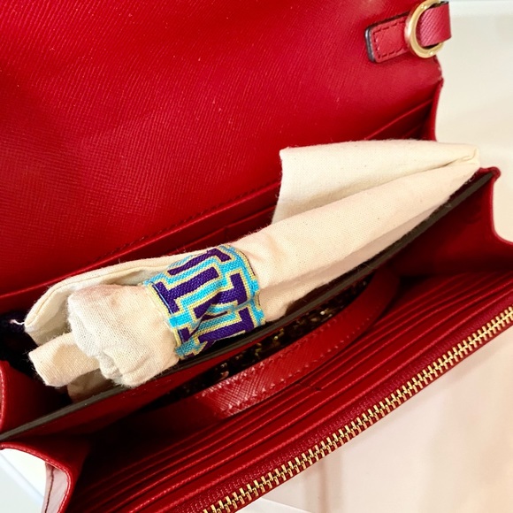 🏅SOLD🌈NEW🌈Tory Burch crossbody bag/shoulder bag/wallet-clutch/wallet on chain - Picture 12 of 12
